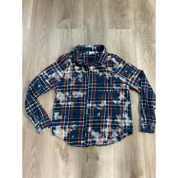 Disney Winnie the Pooh Long Sleeve Button Down Cotton Flannel, Women’s Size XS - Picture 2 of 6